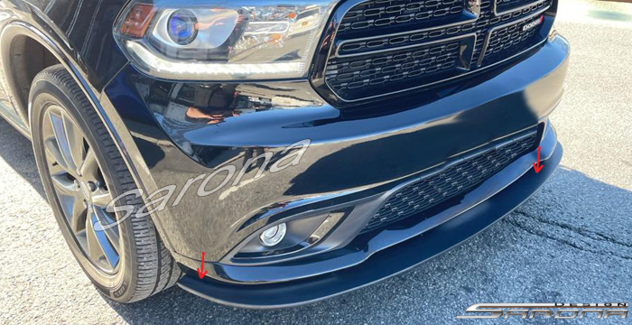 Custom Dodge Durango  SUV/SAV/Crossover Front Lip/Splitter (2014 - 2020) - $390.00 (Part #DG-035-FA)